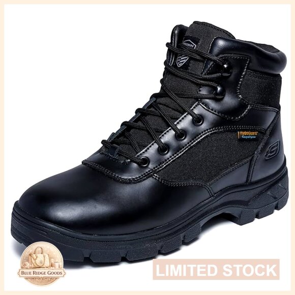 Men's Work Boots Waterproof Electrical Hazard Safe Slip Resistant Tactical